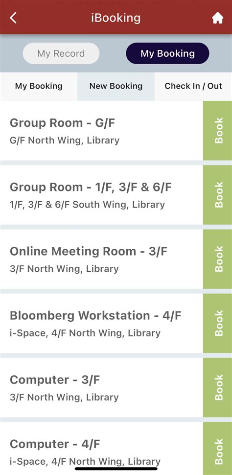 polyu booking.